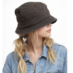 Y2K Gap 100% Cotton Brown Bucket Hat Unisex Brown Summer Preppy Fishing Outdoors